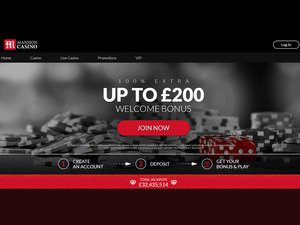 Mansion Casino website