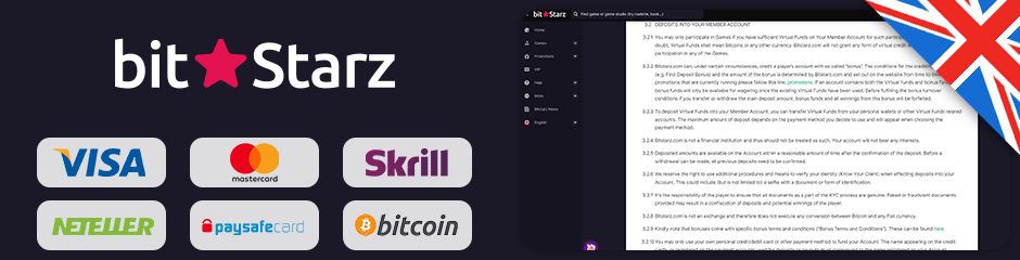 bitstarz casino banking