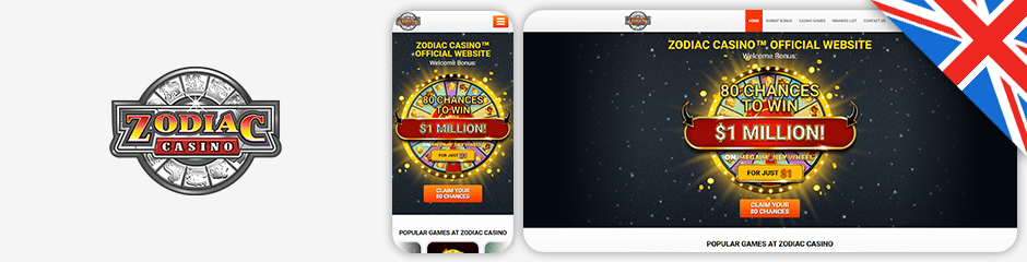 zodiac casino bonus