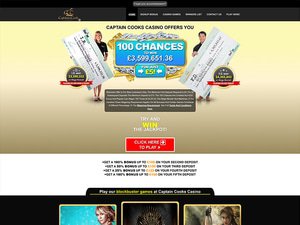 Captain Cooks Casino website