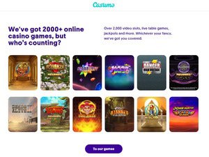 Casumo Casino games