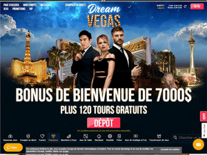 Dream Vegas Casino website
