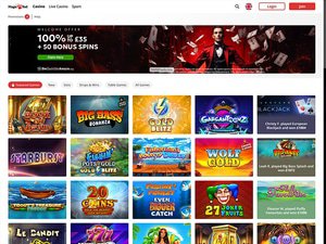 Magic Red Casino website