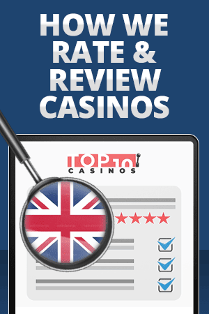 our review criteria for the best uk casinos