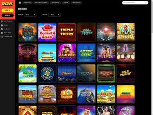 Rizk Casino games