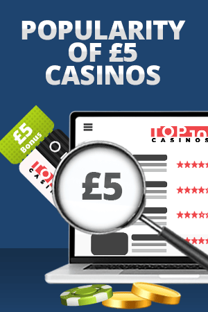 popularity of £5 casinos